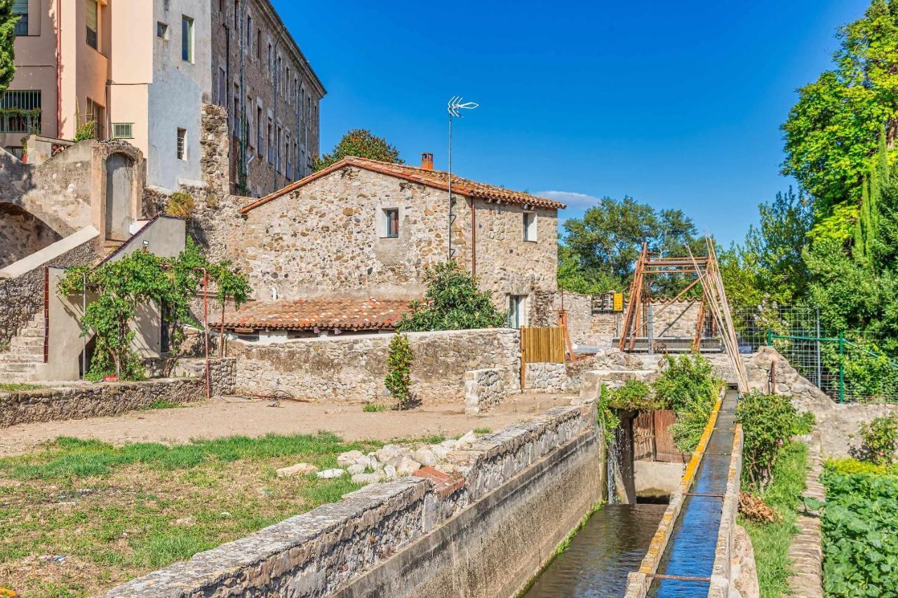 El Molino De Besalu Casa Con Jardin Villa Dış mekan fotoğraf